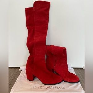 Stuart Weitzman Suede high knee boots size 9